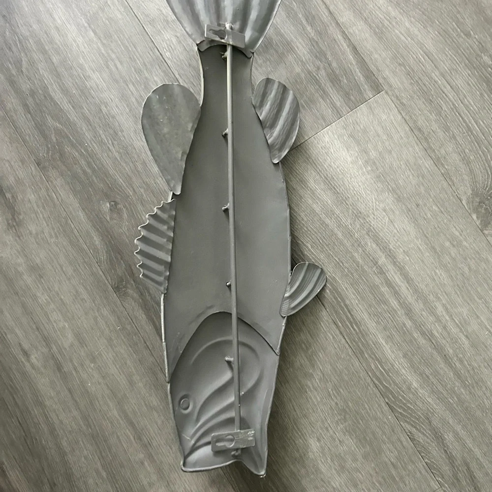 Lifelike Green Fish Wall Art